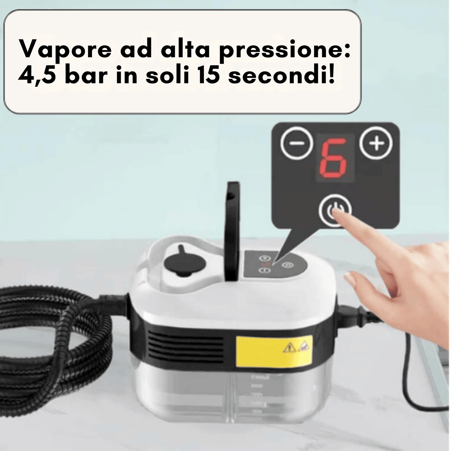 LuminaVapor Pro™ | Nagy Teljesítményű Gőztisztító